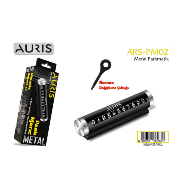 Auris PM02 Metal Parkmatik/Numaratör