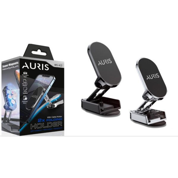 Auris H10 Manyetik Kablo Tutuculu Araç İçi Telefon Tutucu