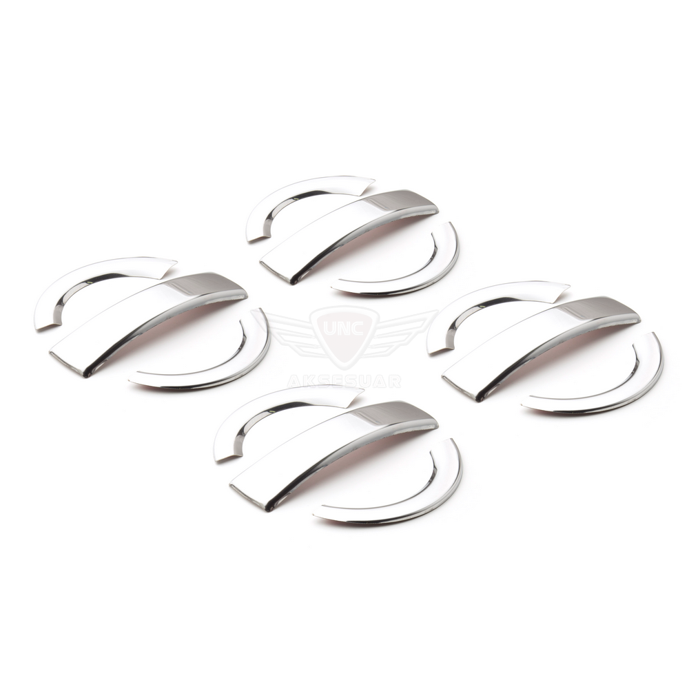 111017 Fiat Doblo Kapı Kolu 2000-2010 Paslanmaz Çelik - Görsel 1