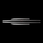 Ford Fiesta Yan Kapı Çıtası 2009- Paslanmaz Çelik - Görsel 2