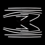 Ford Focus 3 SD Cam Çerçevesi 2011-2017 Paslanmaz Çelik - Görsel 2