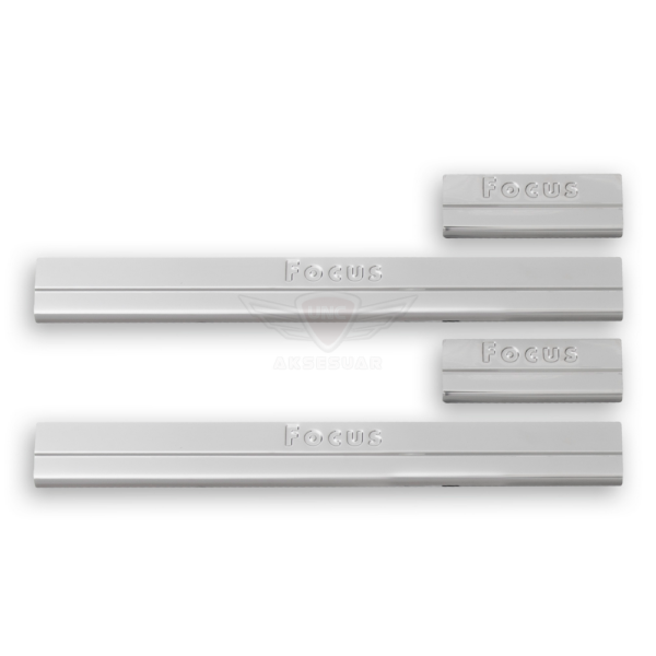 Ford Focus 3 Kapı Eşiği 2011-2017 Paslanmaz Çelik