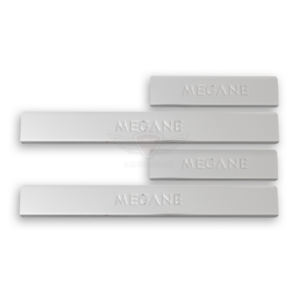 Renault Megane 3 Kapı Eşiği 2010-2015 Paslanmaz Çelik