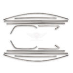 VW Golf 7 Cam Çerçevesi 2013- Paslanmaz Çelik