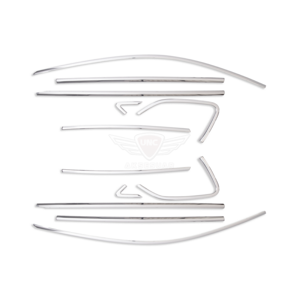 VW Polo Cam Çerçevesi 2017- Paslanmaz Çelik