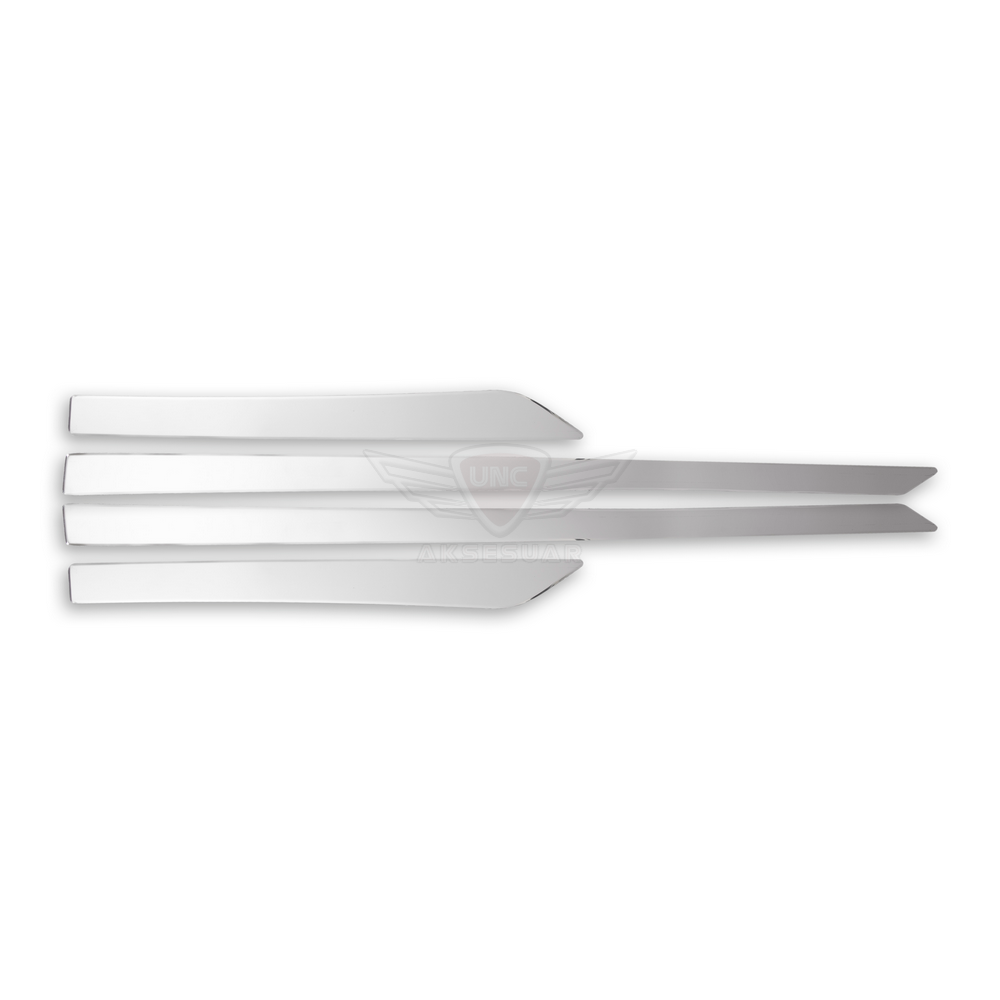 117019 Nissan Qashqai Yan Kapı Çıtası 2014-2017 Paslanmaz Çelik - Görsel 1