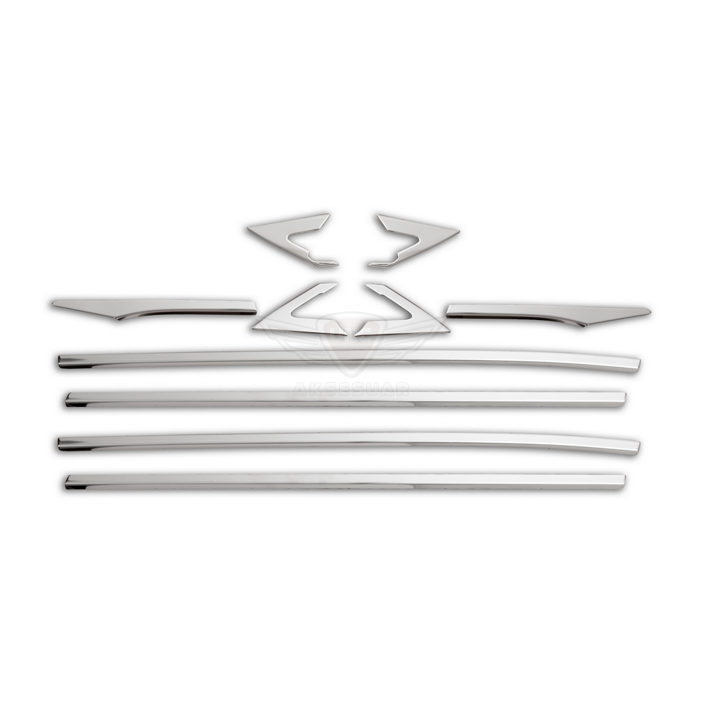 119002 Honda Civic Cam Çıtası 2016- Paslanmaz Çelik - Görsel 1