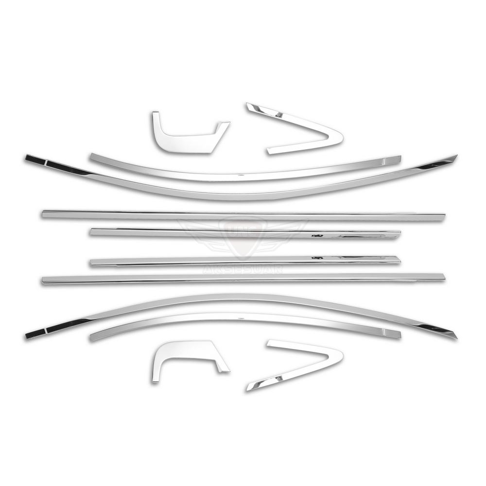 119009 Honda Civic Cam Çerçevesi 2012- Paslanmaz Çelik - Görsel 1