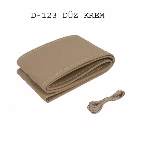 DİREKSİYON KILIFI DİKMELİ DüZ KREM