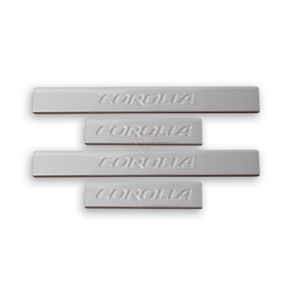 Toyota Corolla Kapı Eşiği 2019- Paslanmaz Çelik