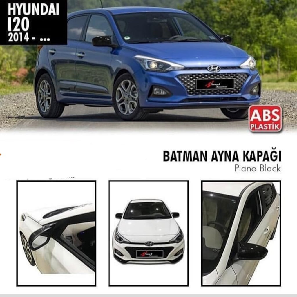 17484 HYUNDAI İ20 2014- SİNYALSİZ YARASA AYNA KAPAĞI - Görsel 1