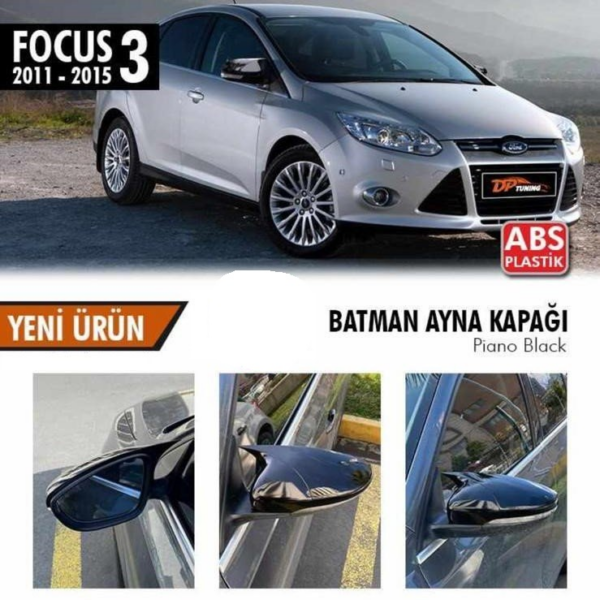 FORD FOCUS 3 11-18 / FOCUS 2 09-11 YARASA AYNA KAPAĞI P.BLACK