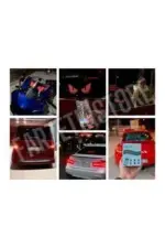 Matrix Led Panel Cama Yapışan Telefon Kontrollü Led Ekran Panel Büyük Boy 11*37 CM - Görsel 3