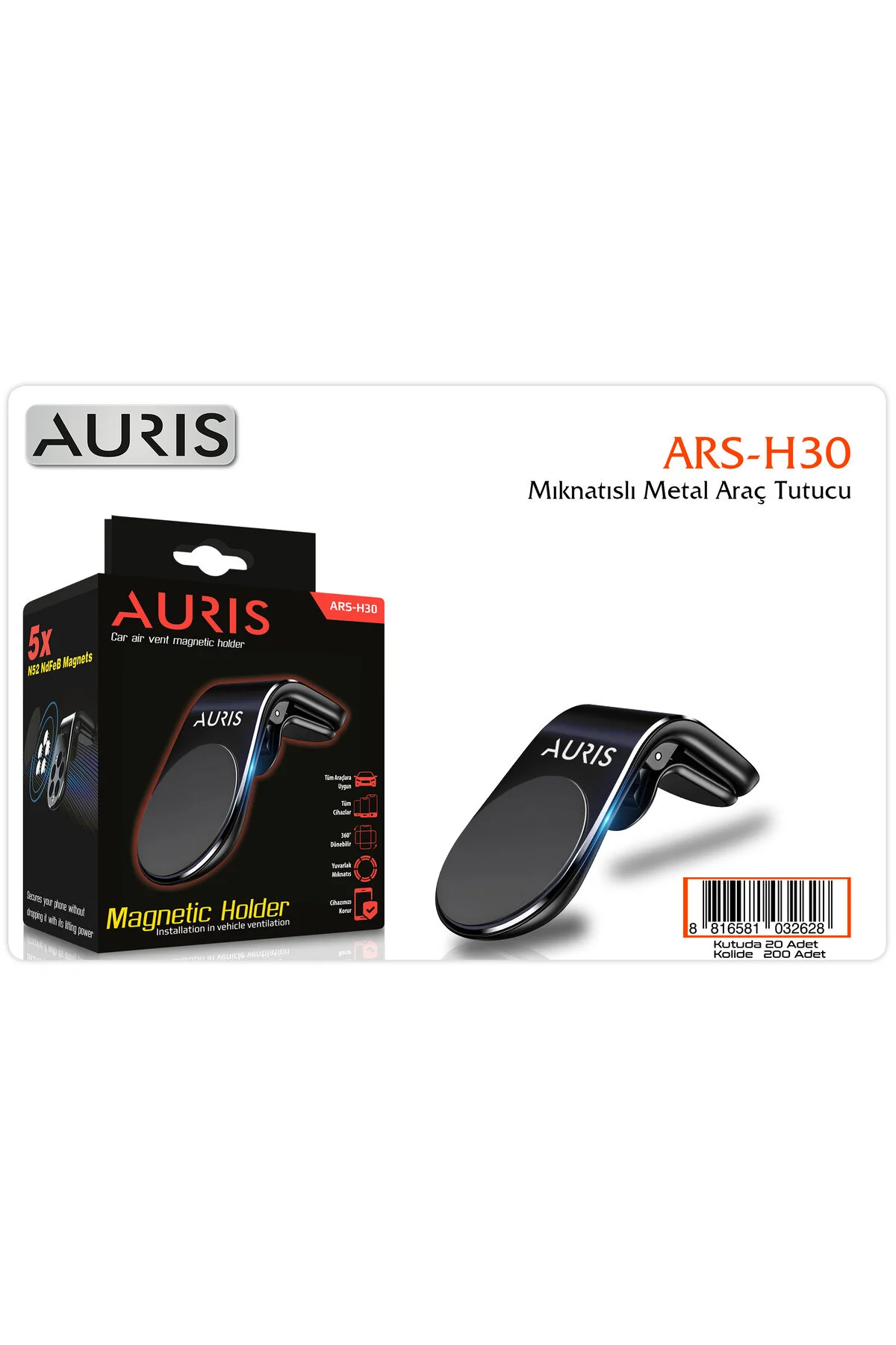 1_org_zoom (1) Auris H30 Telefon Tutucu - Görsel 1