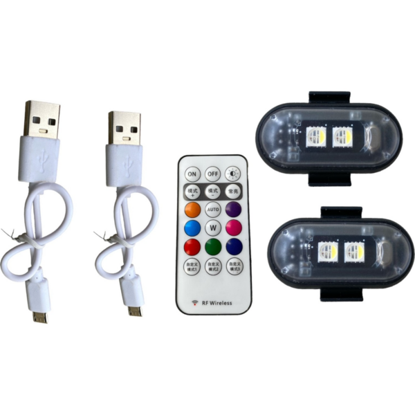 KUMANDALI UÇAK KANADI RGB LED ŞARJLI