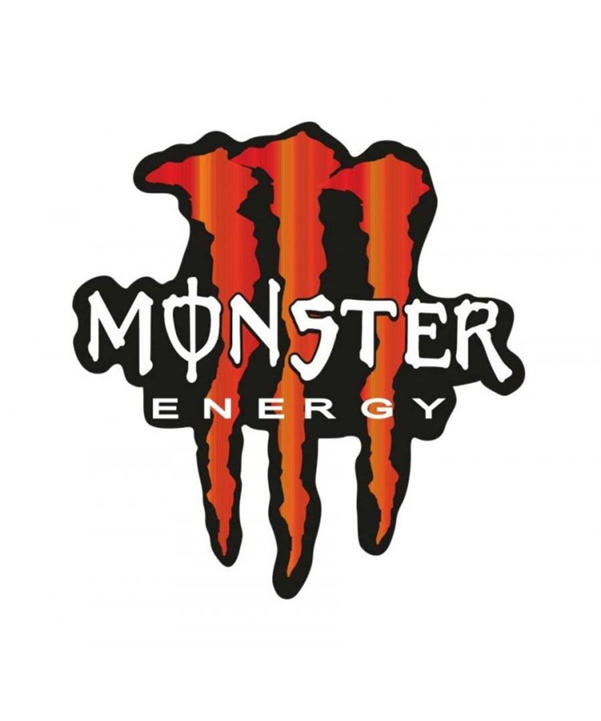 MONSTER ÇIKARTMA MONSTER RENK ÇEŞİTLERİ 9CMX8CM - Görsel 1