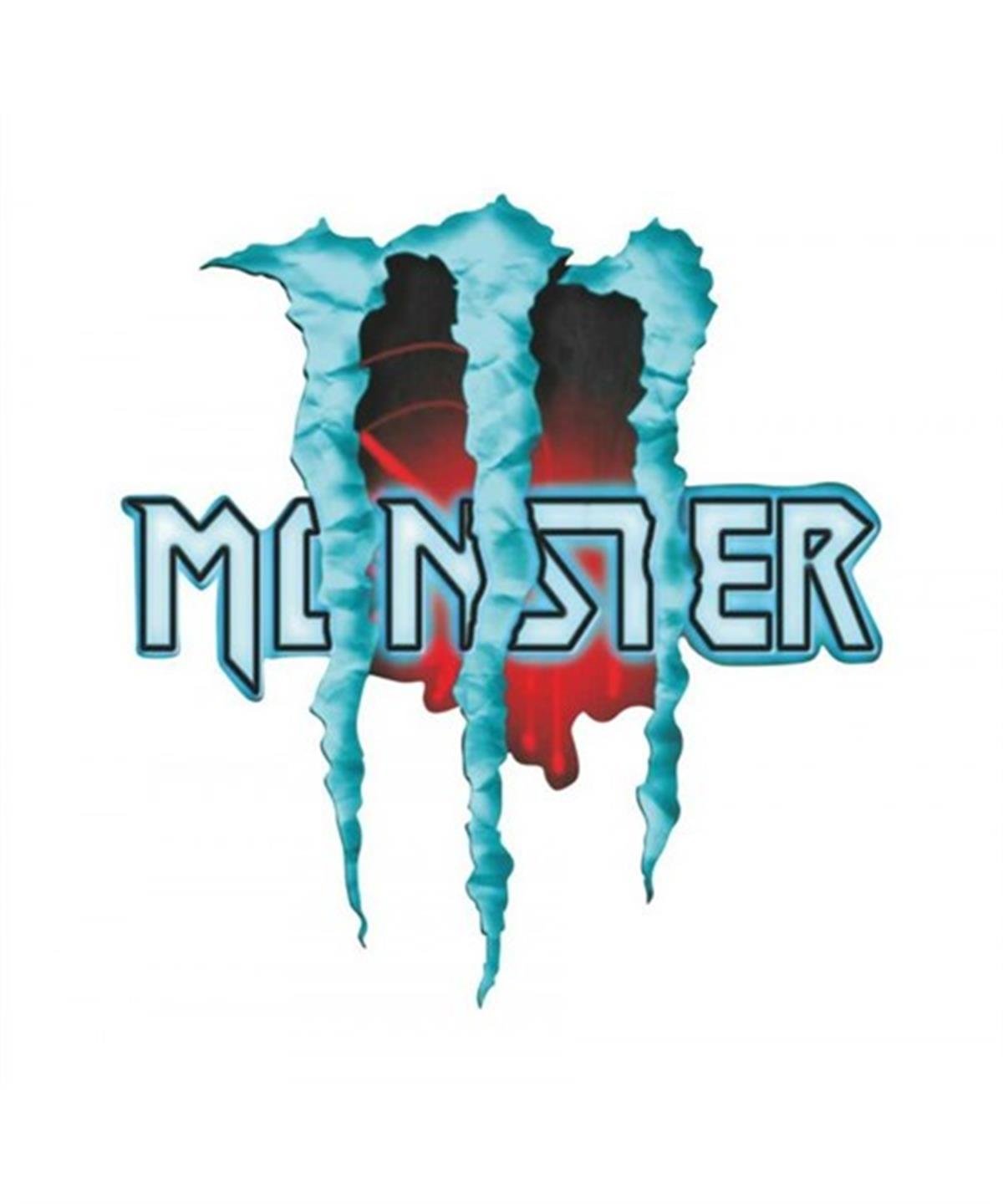 MONSTER.jpg2 ÇIKARTMA MONSTER RENK ÇEŞİTLERİ 9CMX8CM - Görsel 1