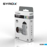 Syrox SC20B Araç Çakmaklık Şarj Aleti 3,1Amper Çift USB Giriş