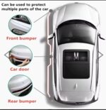 Araba Tampon Koruyucu Karbon Desenli Siyah - Görsel 5