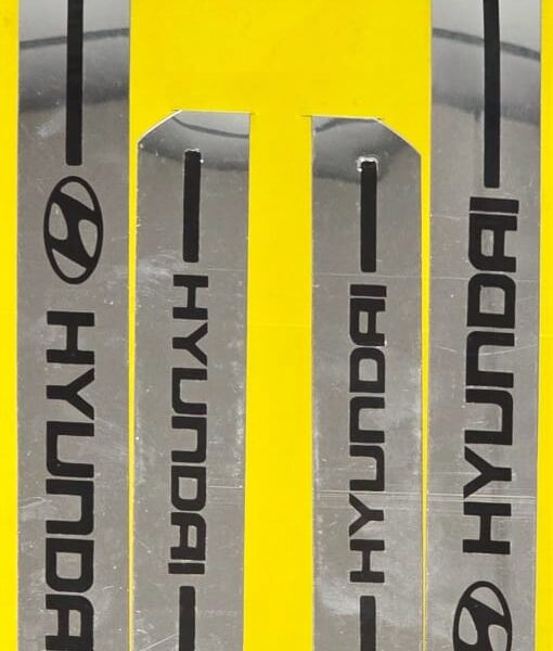 Özel Kapı Eşik Yazısı Krom HYUNDAI