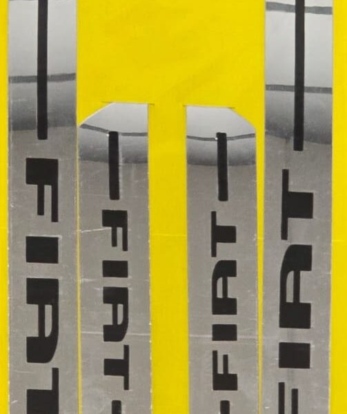 Özel Kapı Eşik Yazısı Krom FIAT