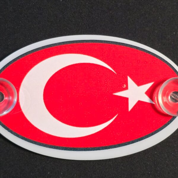 PLEKSİ OVAL ARMA BAYRAK