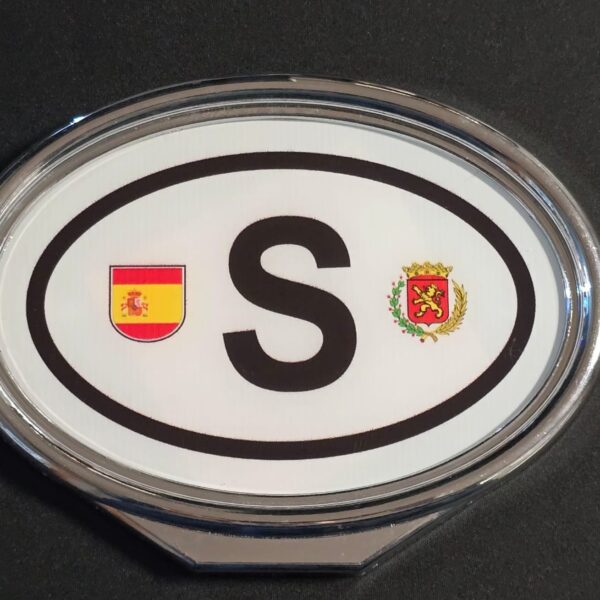 Oval Krom Çerçeve Arma