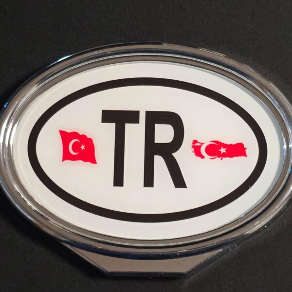 Oval Krom Çerçeve Arma