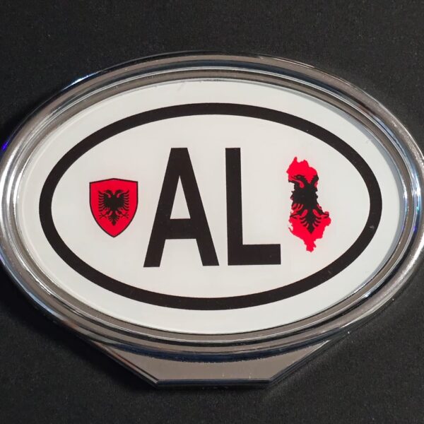 Oval Krom Çerçeve Arma