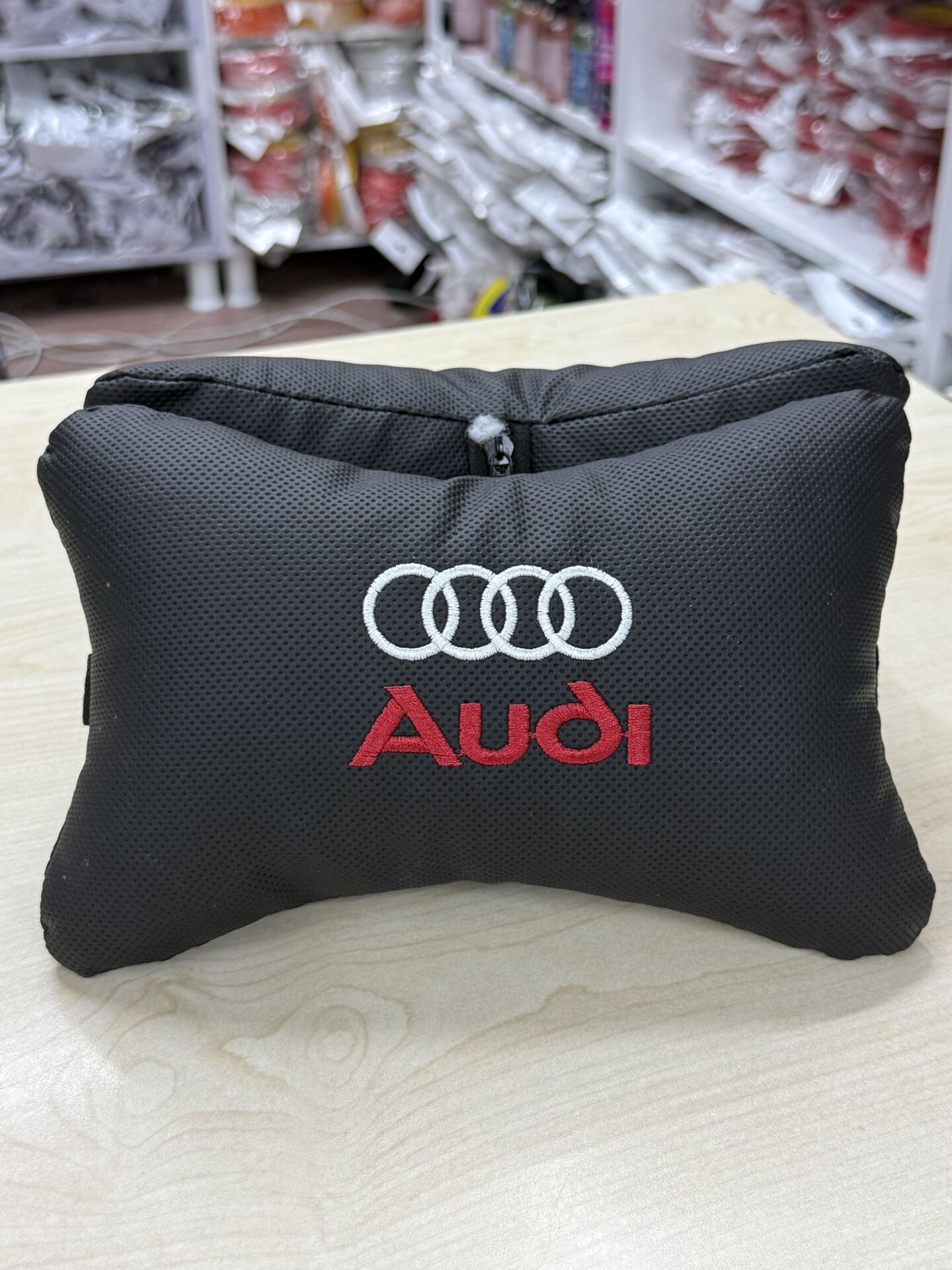 audiyastik Araba Oto Koltuk Boyun Yastığı Seyahat Yastık 2 Adet Audi - Görsel 1