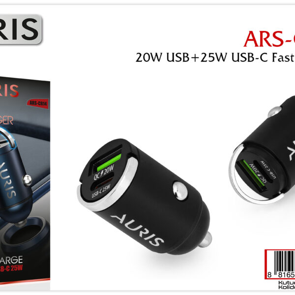 Auris CR14 45W Araç Şarj Başlığı