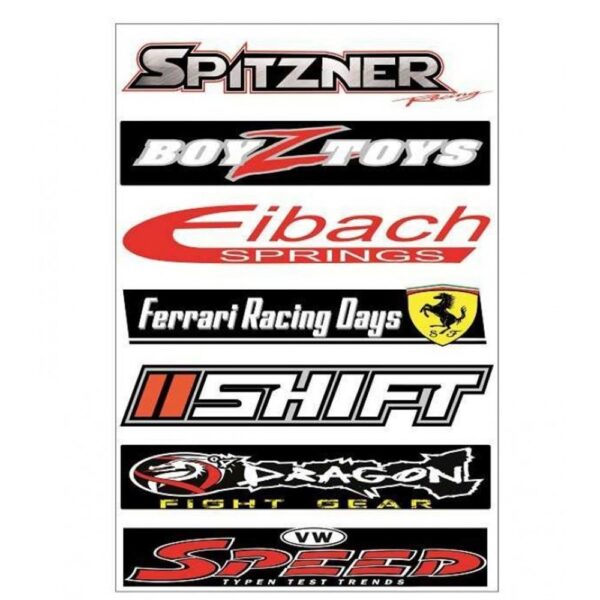 ÇIKARTMA MOMO MOTOR SET 7'Lİ SPİTZNER