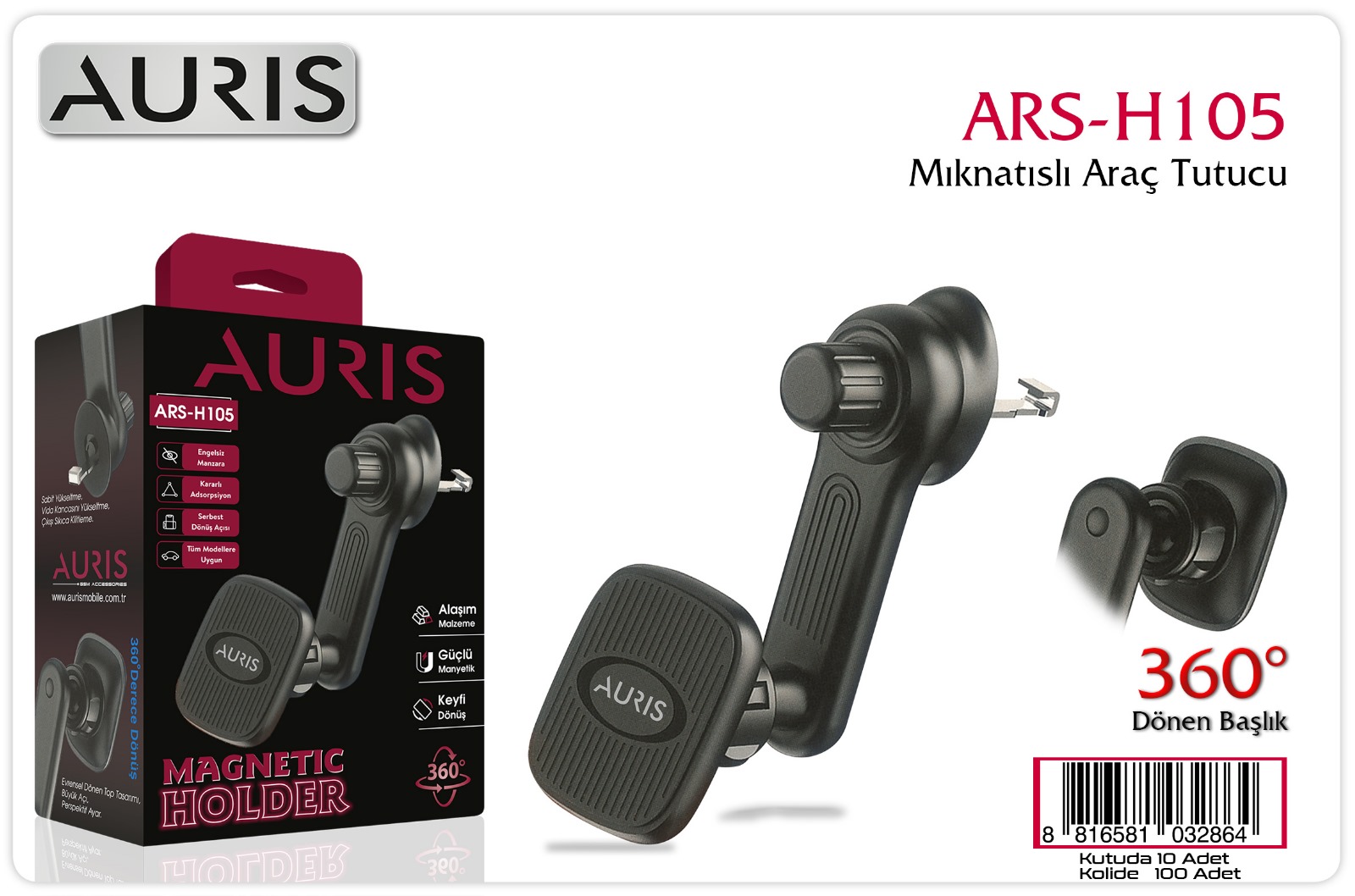 h105 Auris H105 Telefon Tutucu - Görsel 1