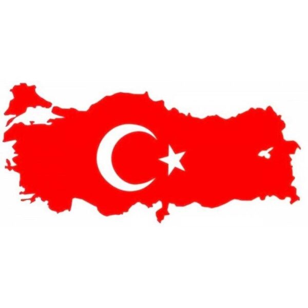 HARİTA ÇIKARTMASI BÜYÜK BOY 15X7CM