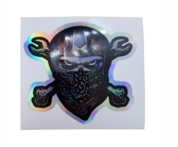 ÇIKARTMA KARTAL KÜÇÜK HOLOGRAM KURU KAFA