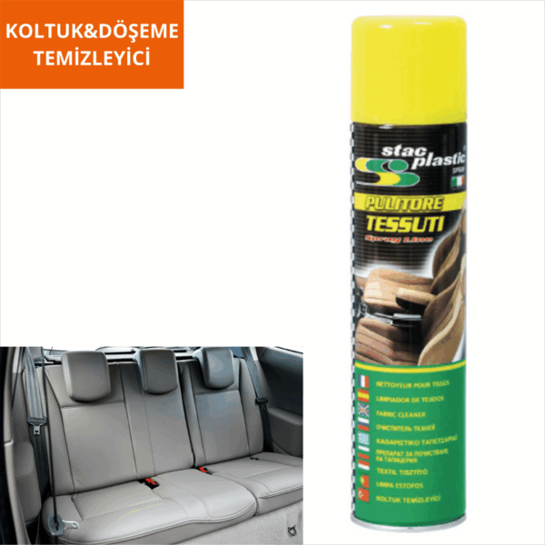 KOLTUK VE DÖŞEME TEMİZLEYİCİ 400ML STAC PLASTİC