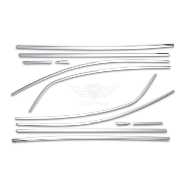 Renault Megane 4 Cam Çerçevesi 2016- Paslanmaz Çelik