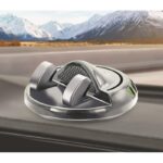 360° Dönebilen Yapışkanlı Numaratörlü Araç Telefon Tutucu - Görsel 3