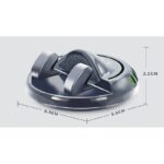 360° Dönebilen Yapışkanlı Numaratörlü Araç Telefon Tutucu - Görsel 4