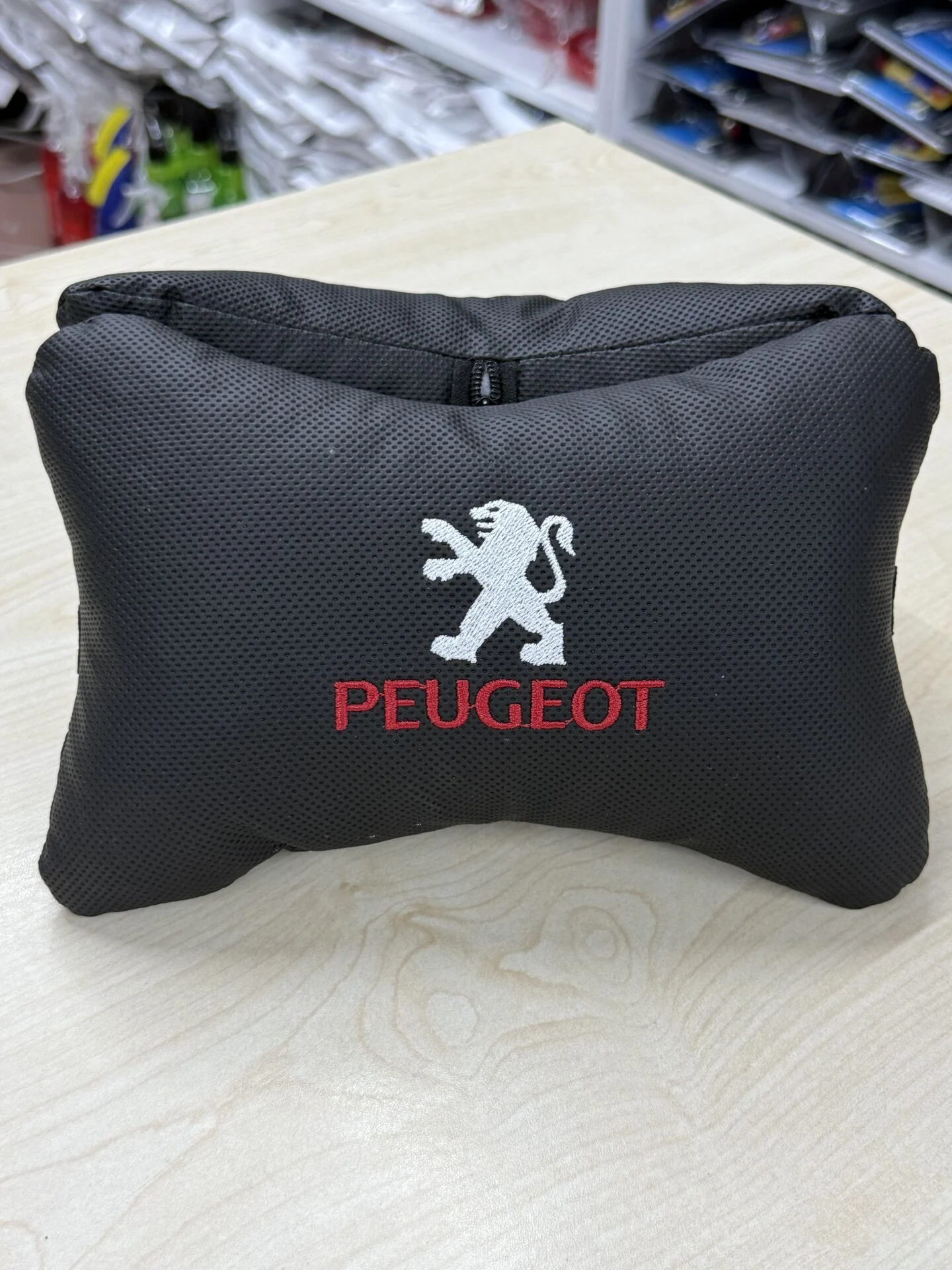 peugeotyastik Araba Oto Koltuk Boyun Yastığı Seyahat Yastık 2 Adet Peugeot - Görsel 1