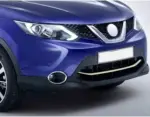 Nissan Qashqai Ön Tampon Kaşı 2014-2017 Paslanmaz Çelik - Görsel 3