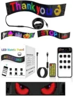 Led Ekran Matrix Panel Cama Yapışan En Büyük Boy 16X96 60 CM - Görsel 2