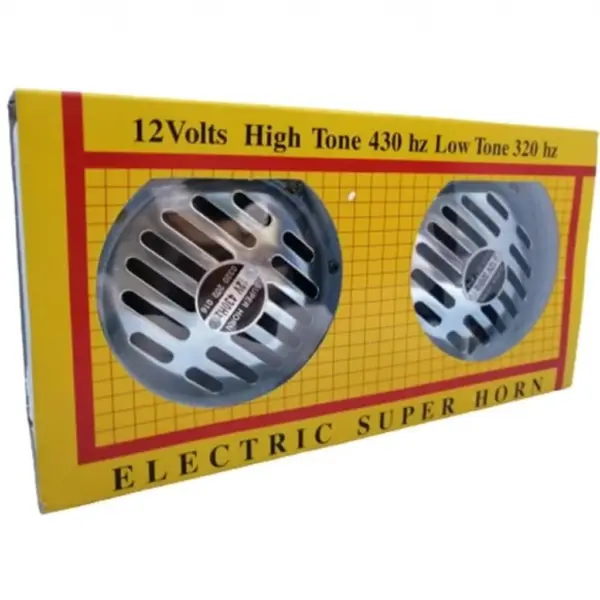 Hella Korna Tip Korna Süper Ton 12 V.Galvaniz Korna 2 Adet Yüksek Sesli Nikel