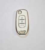 MEGANE 4-CLİO 5 Silikon Beyaz Anahtar Kılıfı