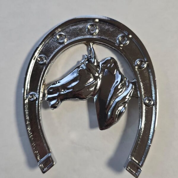 At Nalı Kafalı Döküm Panjur Araç Aksesuarı 10x8.5 cm