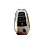 Citroen C3 C4 Anahtar Uyumlu Silikon Oto Anahtar Kumanda Kabı Kılıf Füme - Görsel 2