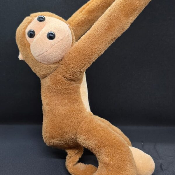 Elleri Yapışan Peluş Maymun Kahverengi