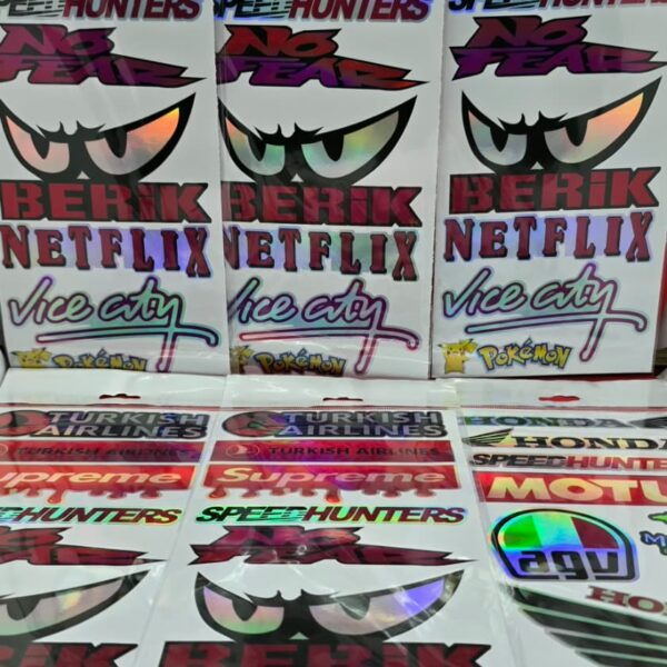 TURKISH Grup Hologramlı Sticker