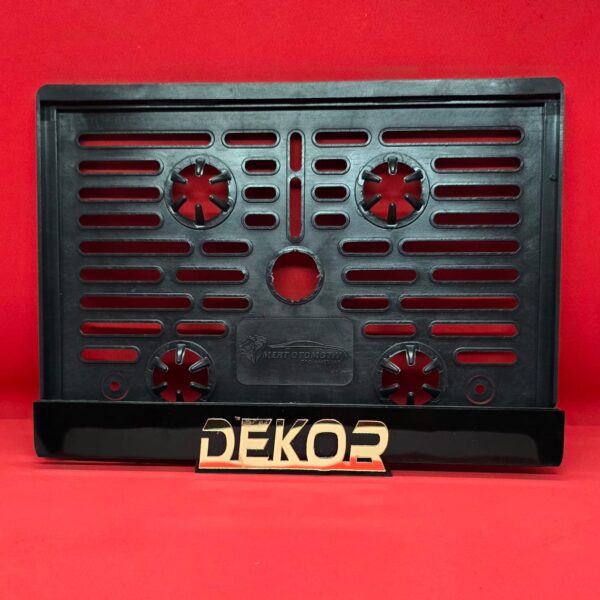 Motosiklet Plakalık Dekor