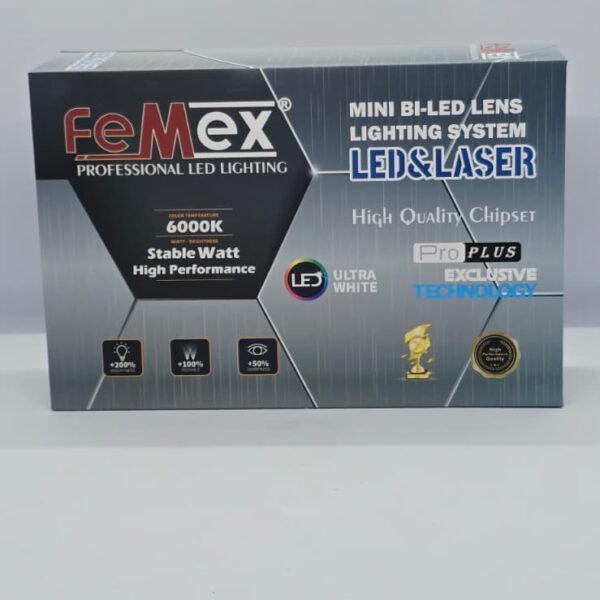 FEMEX H7 Pro Plus Exclusive Mini Bi-Led Kendinden Mercekli Csp Lextar Chipset
